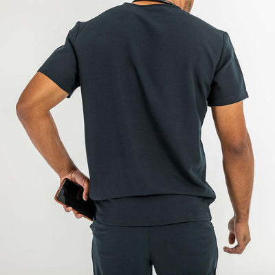 Men's DEX Jogger Scrub Pant, Featuring the back of the scrub set #colour_black
